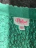 Pulse 100% Acrylic Green Cardigan Size XS - photo 7