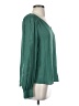 Dear John 100% Rayon Green Long Sleeve Blouse Size XS - photo 4