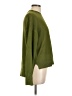 Unbranded 100% Polyester Solid Green Pullover Sweater Size L - photo 4