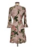BCBGeneration 100% Polyester Floral Tan Cocktail Dress Size M - photo 2