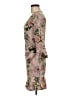 BCBGeneration 100% Polyester Floral Tan Cocktail Dress Size M - photo 5