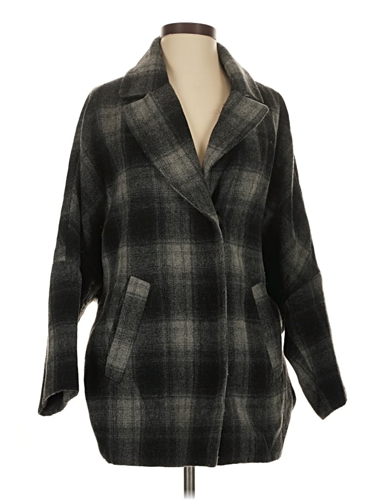 Pre-owned Gap Coat In Gray