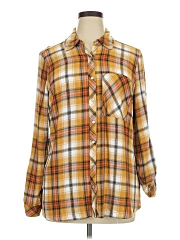Cato Long Sleeve Button-Down Shirt (view 1)