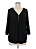 Frank Lyman Design Black 3/4 Sleeve Blouse Size 8 - photo 1