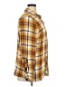 Cato Plaid Yellow Long Sleeve Button-Down Shirt Size 14 - 16 - photo 4