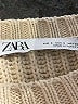 Zara Metallic Tan Pullover Sweater Size S - photo 7