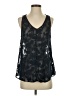 Joe Fresh 100% Polyester Black Sleeveless Blouse Size S - photo 1