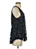 Joe Fresh 100% Polyester Black Sleeveless Blouse Size S - photo 4