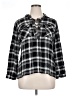 Venus 100% Rayon Black 3/4 Sleeve Blouse Size XL - photo 1