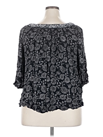 Caffé Marrakesh 3/4 Sleeve Blouse (view 2)