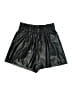 Zara Metallic Black Shorts Size S - photo 1