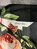 Amaryllis 100% Polyester Floral Black Short Sleeve Blouse Size S - photo 7