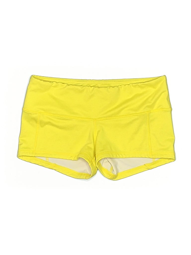 Pre-owned Fleo Athletic Shorts In Yellow