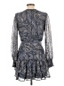 Unbranded Paisley Blue Cocktail Dress Size L (estimated) - photo 2