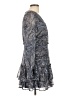Unbranded Paisley Blue Cocktail Dress Size L (estimated) - photo 4