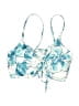 Unbranded Floral Blue Swimsuit Top Size L - photo 1