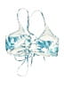 Unbranded Floral Blue Swimsuit Top Size L - photo 2
