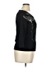 Allyson Cara Stars Black Pullover Sweater Size XL - photo 4