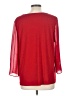 Susan Graver Red 3/4 Sleeve Blouse Size L - photo 2