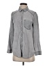 Rubbish Gray Long Sleeve Button-Down Shirt Size S - photo 1