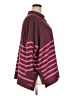 Maurices Stripes Burgundy Poncho Size 2X - photo 4
