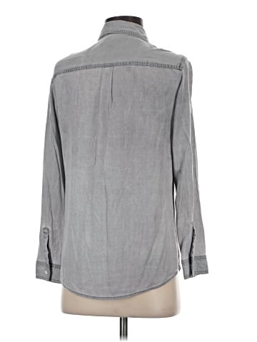 Rubbish Long Sleeve Button-Down Shirt (view 2)