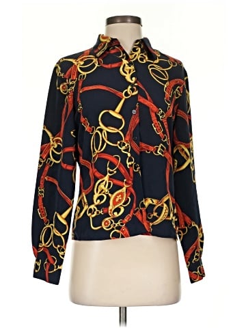Kasper A.S.L. Long Sleeve Blouse (view 1)