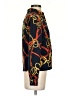 Kasper A.S.L. 100% Polyester Print Black Long Sleeve Blouse Size 4 (petite) - photo 4