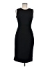 Calvin Klein Chevron-herringbone Black Cocktail Dress Size M (estimated) - photo 1