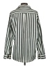 Unsubscribed 100% Cotton Stripes Green Long Sleeve Blouse Size XS - photo 2