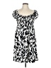 AB Studio Print White Casual Dress Size L - photo 1