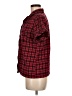 Ekouaer Plaid Red Short Sleeve Button-Down Shirt Size M - photo 5