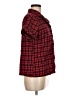 Ekouaer Plaid Red Short Sleeve Button-Down Shirt Size M - photo 4