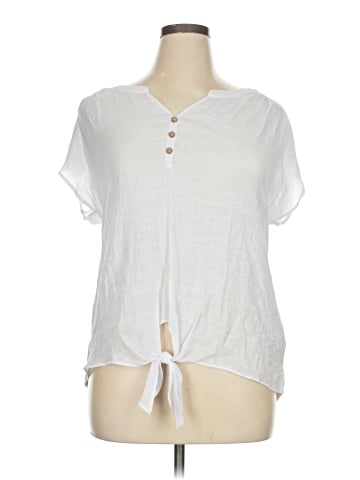 Perseption Concept Short Sleeve Blouse (view 1)