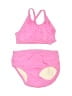 Gymboree Hearts Pink Two Piece Swimsuit Size 0-3 mo - 3-6 mo - photo 1