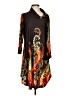 Assorted Brands Paisley Black Brown Casual Dress Size S (estimated) - photo 1