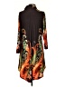 Assorted Brands Paisley Black Brown Casual Dress Size S (estimated) - photo 2