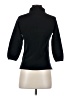 Grace Elements Black 3/4 Sleeve Silk Top Size S - photo 2