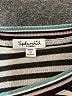 Splendid Stripes Ivory Short Sleeve Turtleneck Size XS - photo 7