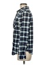 Passport 100% Polyester Plaid Blue Long Sleeve Blouse Size M - photo 5