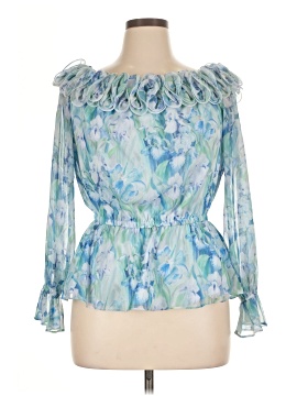 Adrianna Papell Long Sleeve Blouse