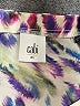 CAbi 100% Polyester Animal Print Purple Short Sleeve Blouse Size XS - photo 7
