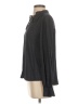 Hinge 100% Viscose Polka Dots Gray Long Sleeve Blouse Size XS - photo 5