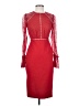 Catherine Deane 100% Polyester Red Cocktail Dress Size 2 - photo 1