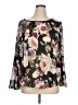 Eyeshadow 100% Polyester Black Long Sleeve Blouse Size 1X - photo 1