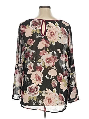 Eyeshadow Long Sleeve Blouse (view 2)