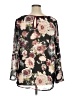 Eyeshadow 100% Polyester Black Long Sleeve Blouse Size 1X - photo 2