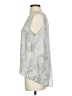 Belissimo 100% Polyester Silver Gray Sleeveless Blouse Size S - photo 5