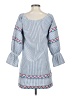 Suboo Chevron-herringbone Blue Casual Dress Size XS - photo 2