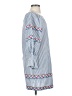Suboo Chevron-herringbone Blue Casual Dress Size XS - photo 4
